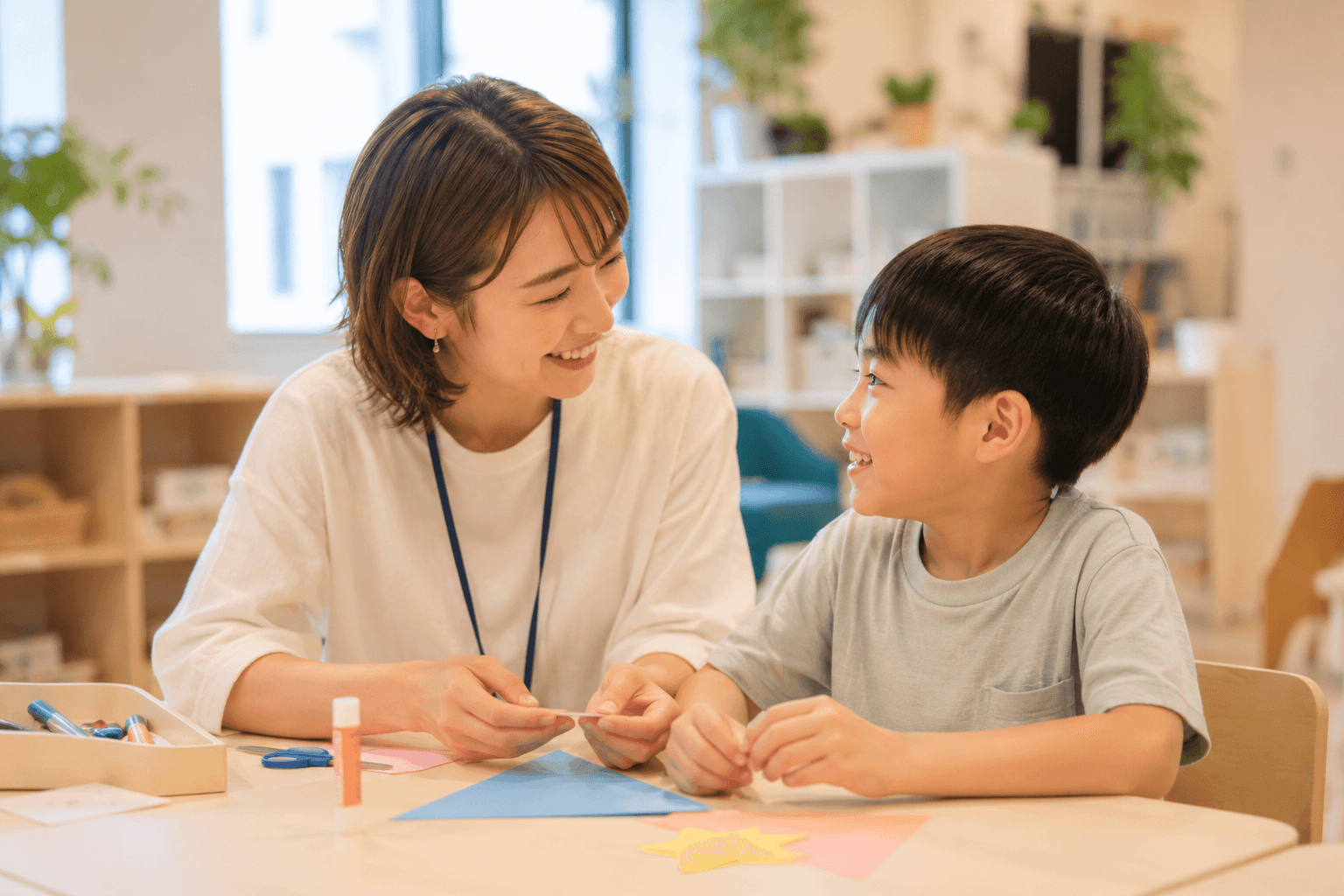 学習に取り組むお子さまの様子